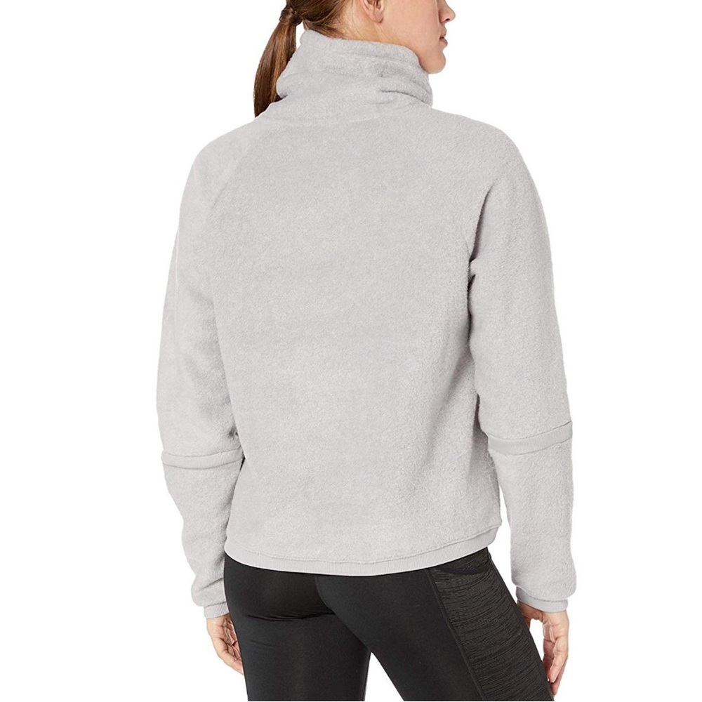 Like new Nike Therma Fleece Cowl Neck Sweatshirt Gray Medium - Picture 2 of 6
